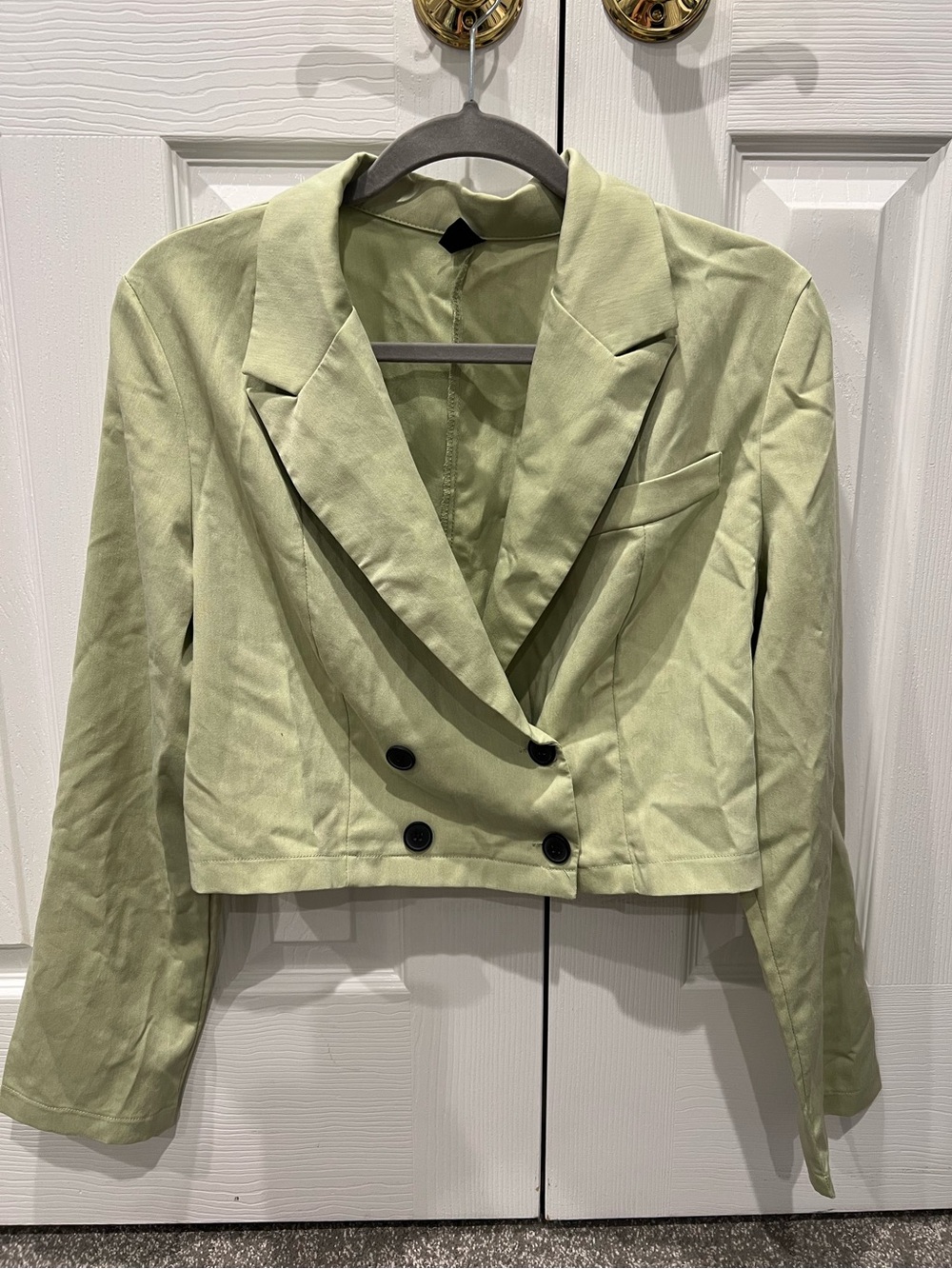 SHEIN Sage Green Blazer & Skort Matching Set | Size L - Picture 2 of 7
